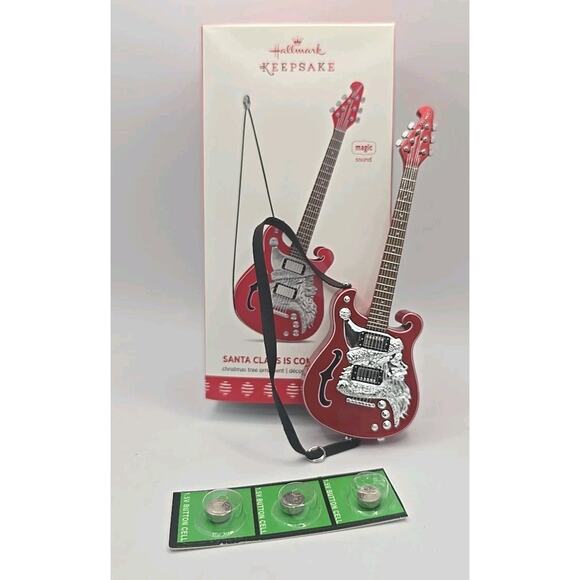 2017 Hallmark Ornament Lonestar Band “Santa Claus is Comin' To Town” Magic U12 - Picture 1 of 5